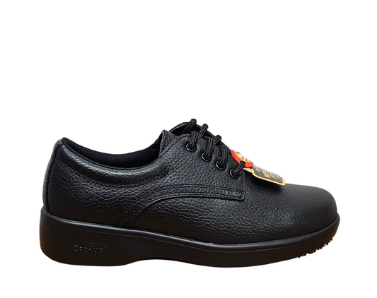 CACTUS Women Plain Toe Working Shoe Slip and Oil Resistant Black LS40-BLK