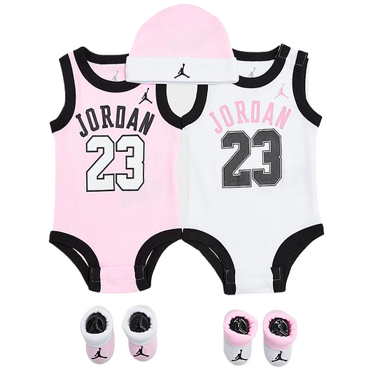 Jordan Jersey Newborn 0-6 Months 5-Piece Set Pink Foam NJ0340-A9Y