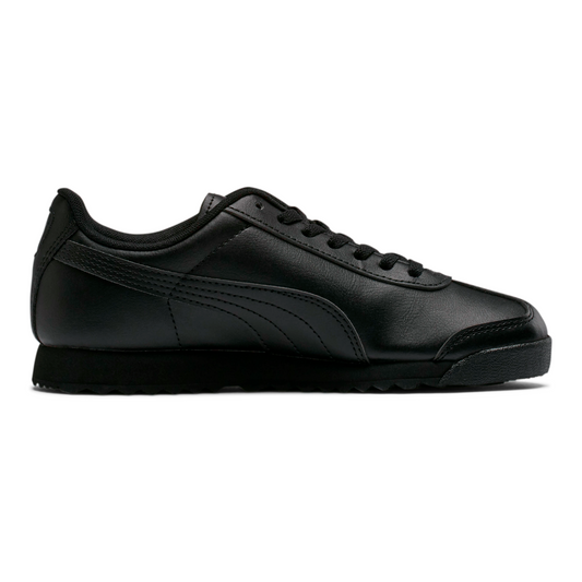Puma Roma Basic Junior Grade School Sneaker Black-Black