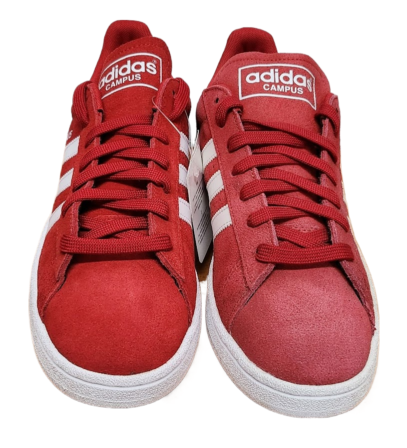 adidas Men Originals Campus Sneaker Scarlet / White / Scarlet S85907 Deadstock