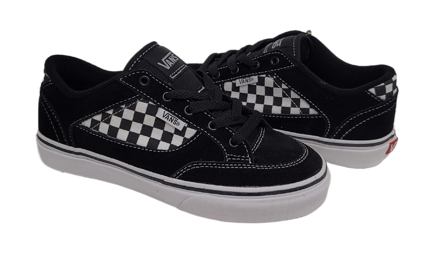Vans Preschool Brasco Shoe Black / White Checkerboard VN-0XGD56M DEADSTOCK AS IS