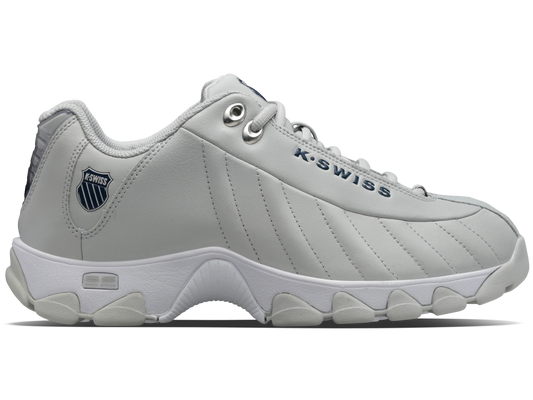 K-Swiss Men's ST329 Medium Low Top Shoe Gray Violet/Navy/White/Gel 06408-029-M