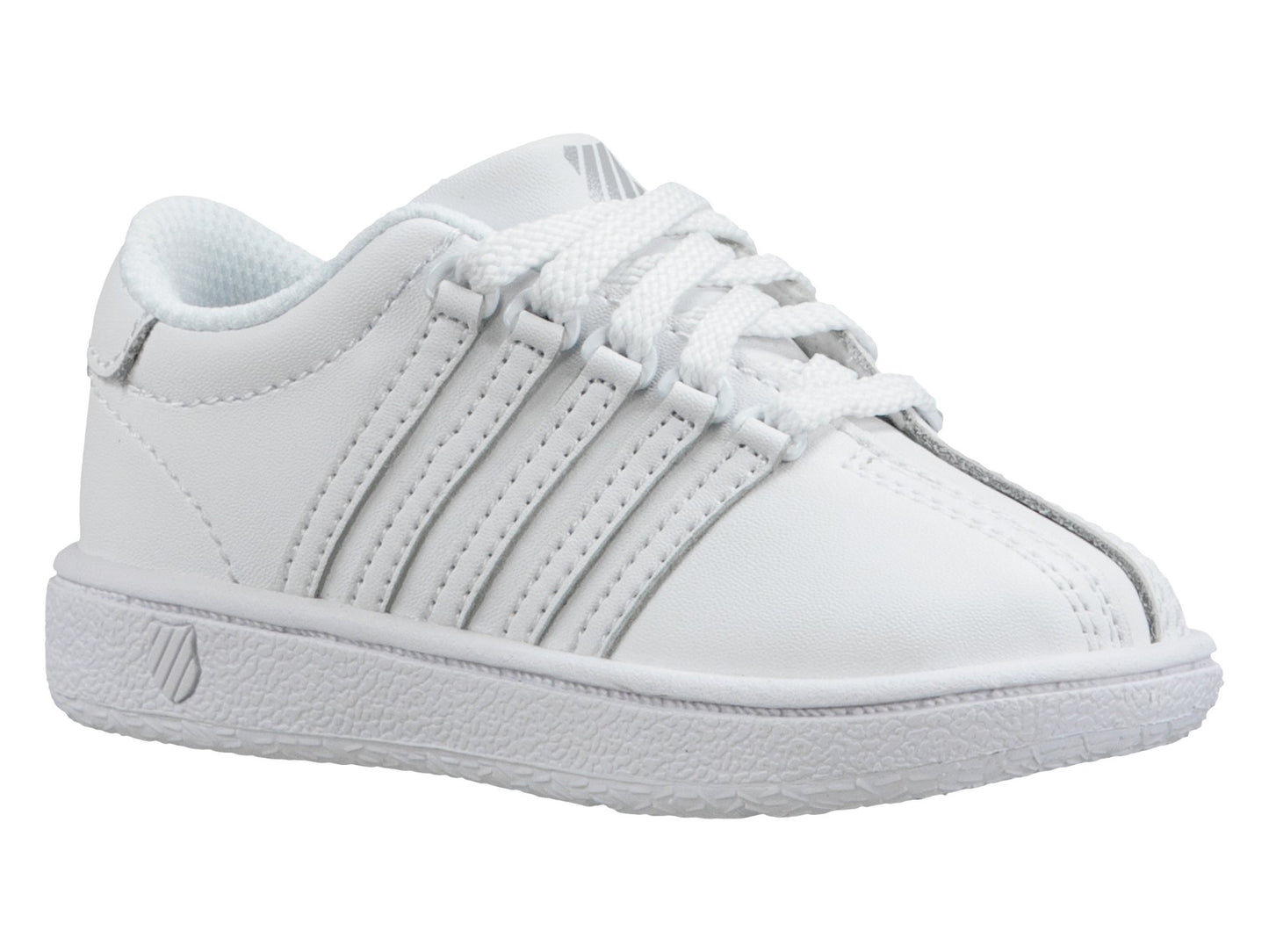 K-Swiss Infant Toddler Classic VN Medium Low Top Shoes White / White 23343-912-M