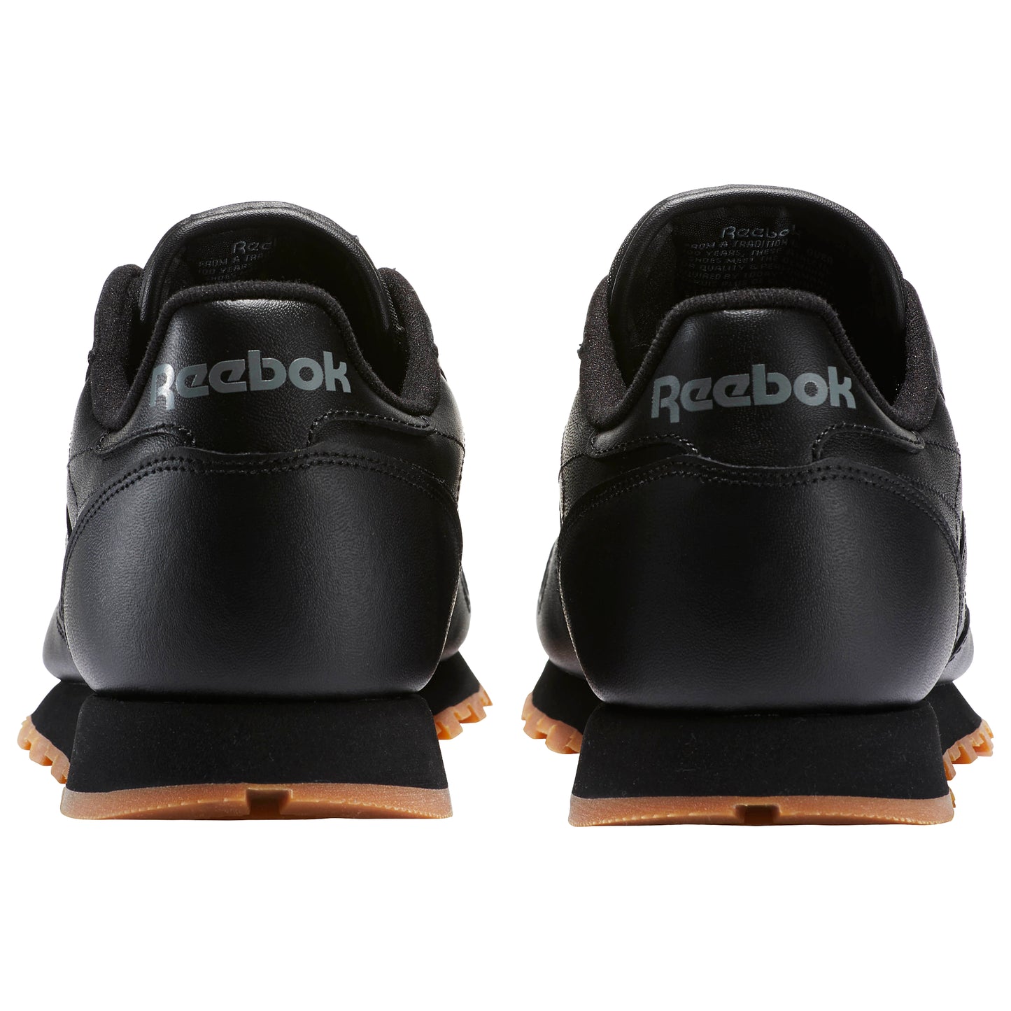 Reebok Adult Unisex Classic Leather Running Shoe Black / Gum 49798 / GY0954