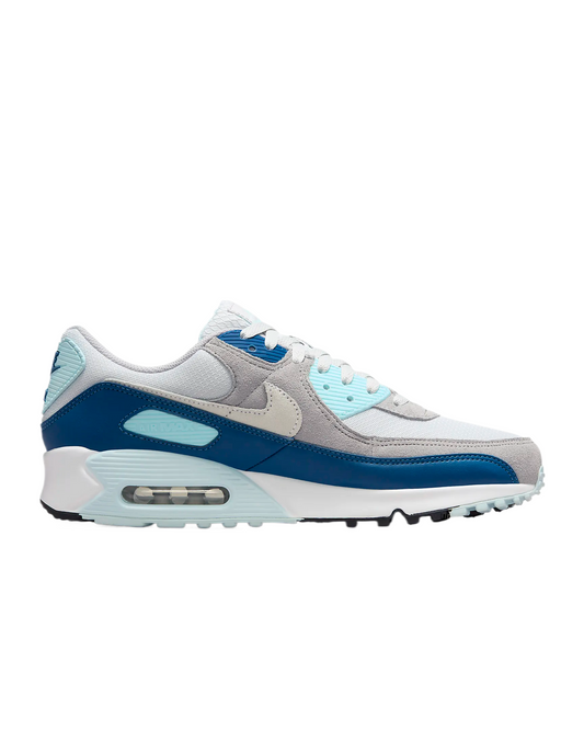 Nike Men Air Max 90 Pure Platinum/Glacier Blue/Court Blue/White FN6958-001