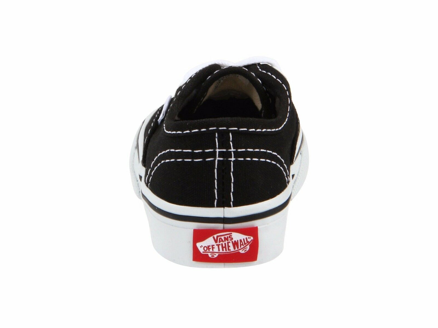 Vans Toddler Authentic Skate Shoe Black / White VN000ED9BLK
