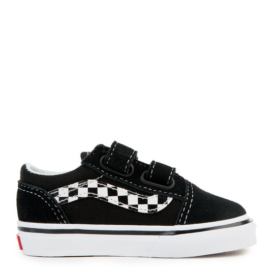 Vans Toddler Old Skool V Sneaker Sidestripe V Black/True White VN0A344KUJJ